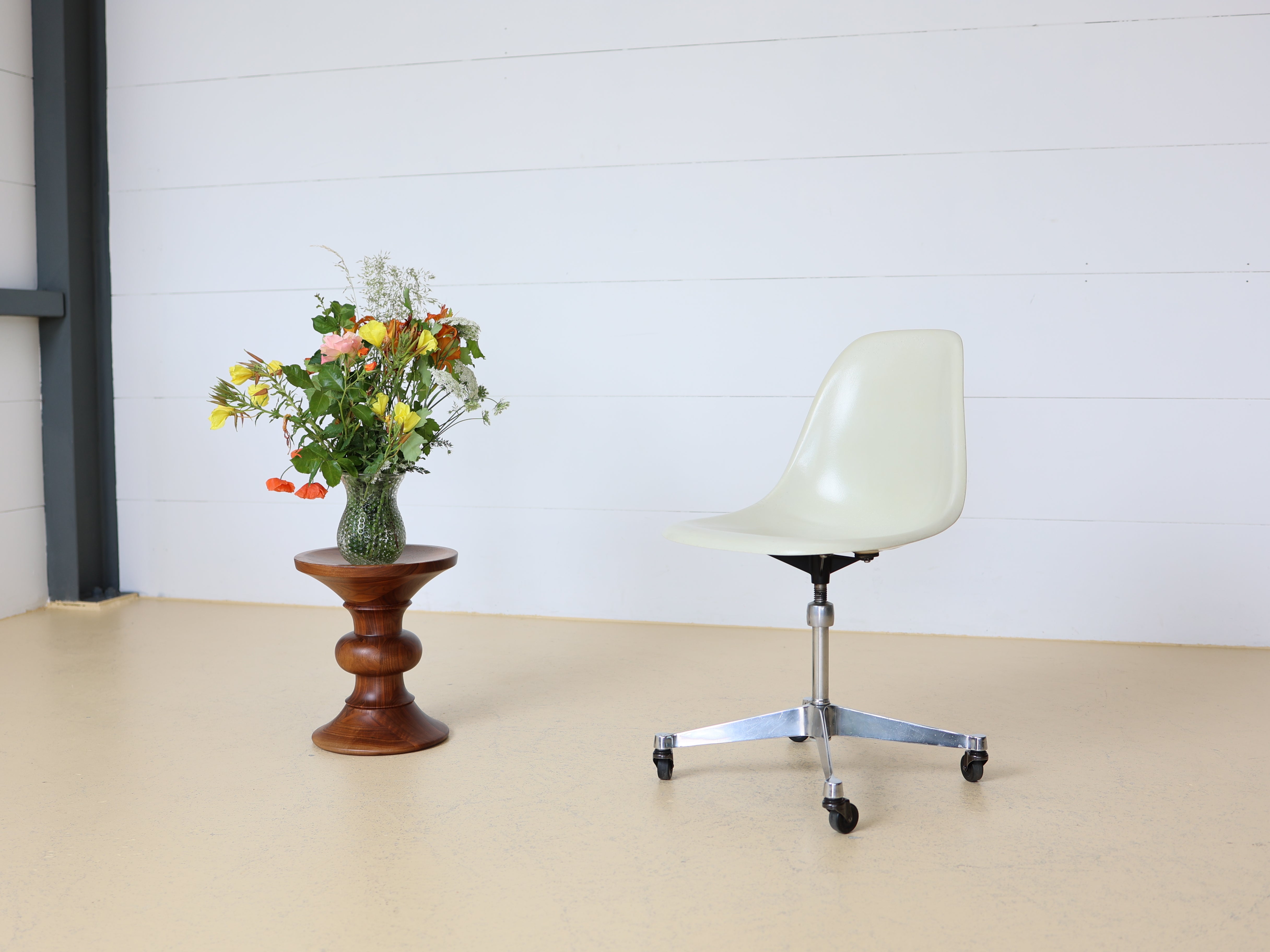 Eames Bürostuhl, Side Chair Fiberglas Hermann Miller