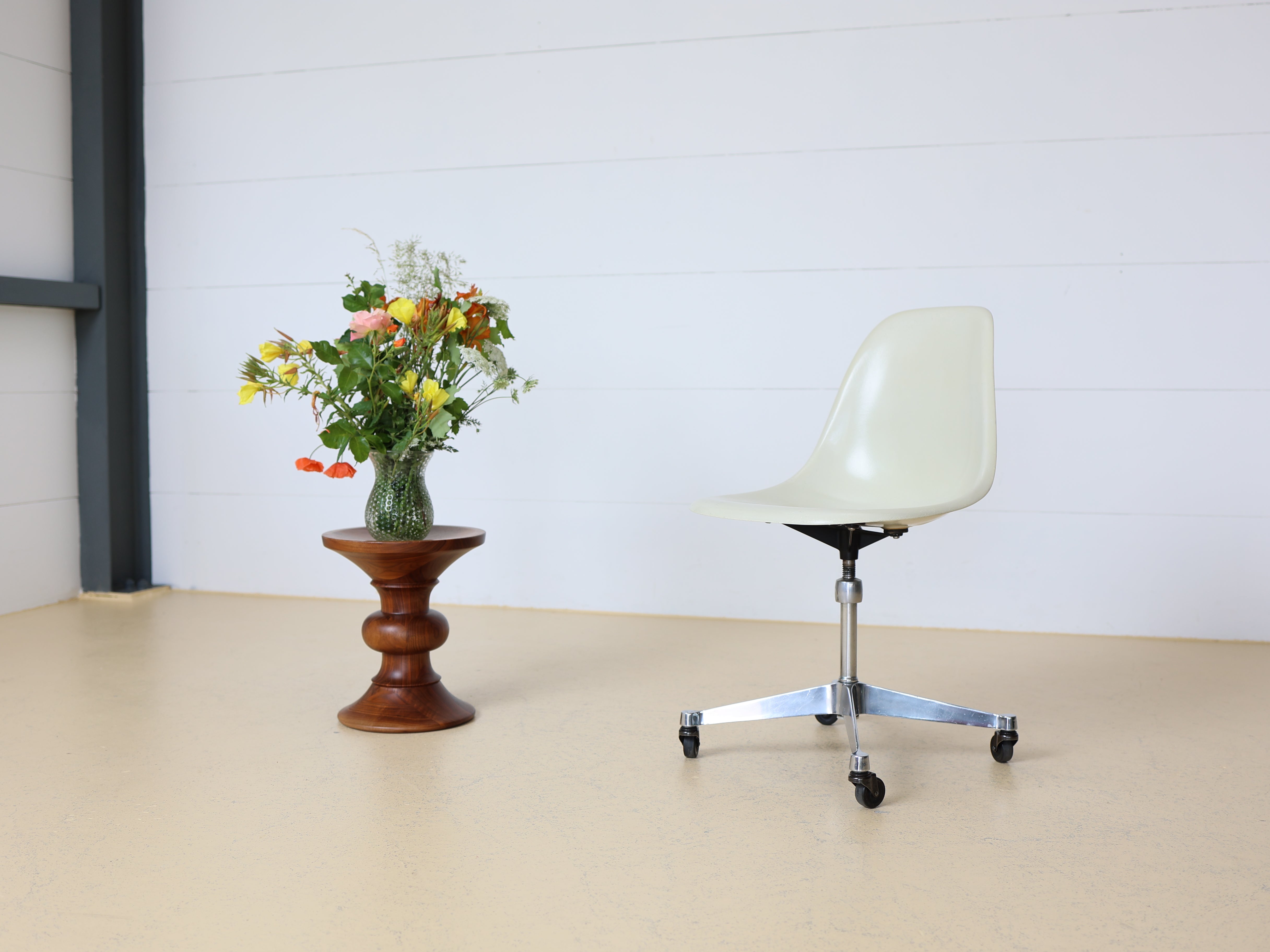 Eames Bürostuhl, Side Chair Fiberglas Hermann Miller