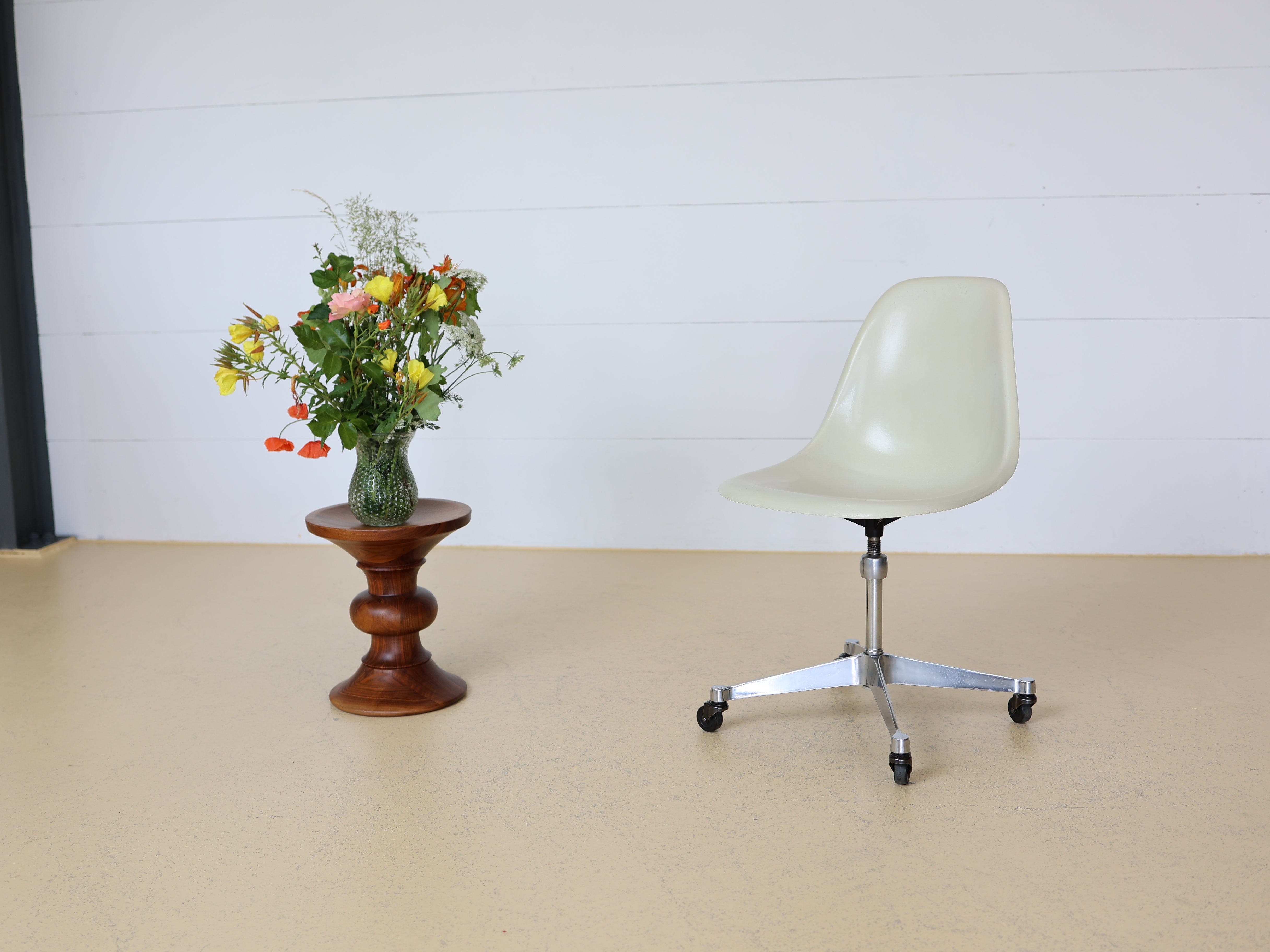 Eames Bürostuhl, Side Chair Fiberglas Hermann Miller
