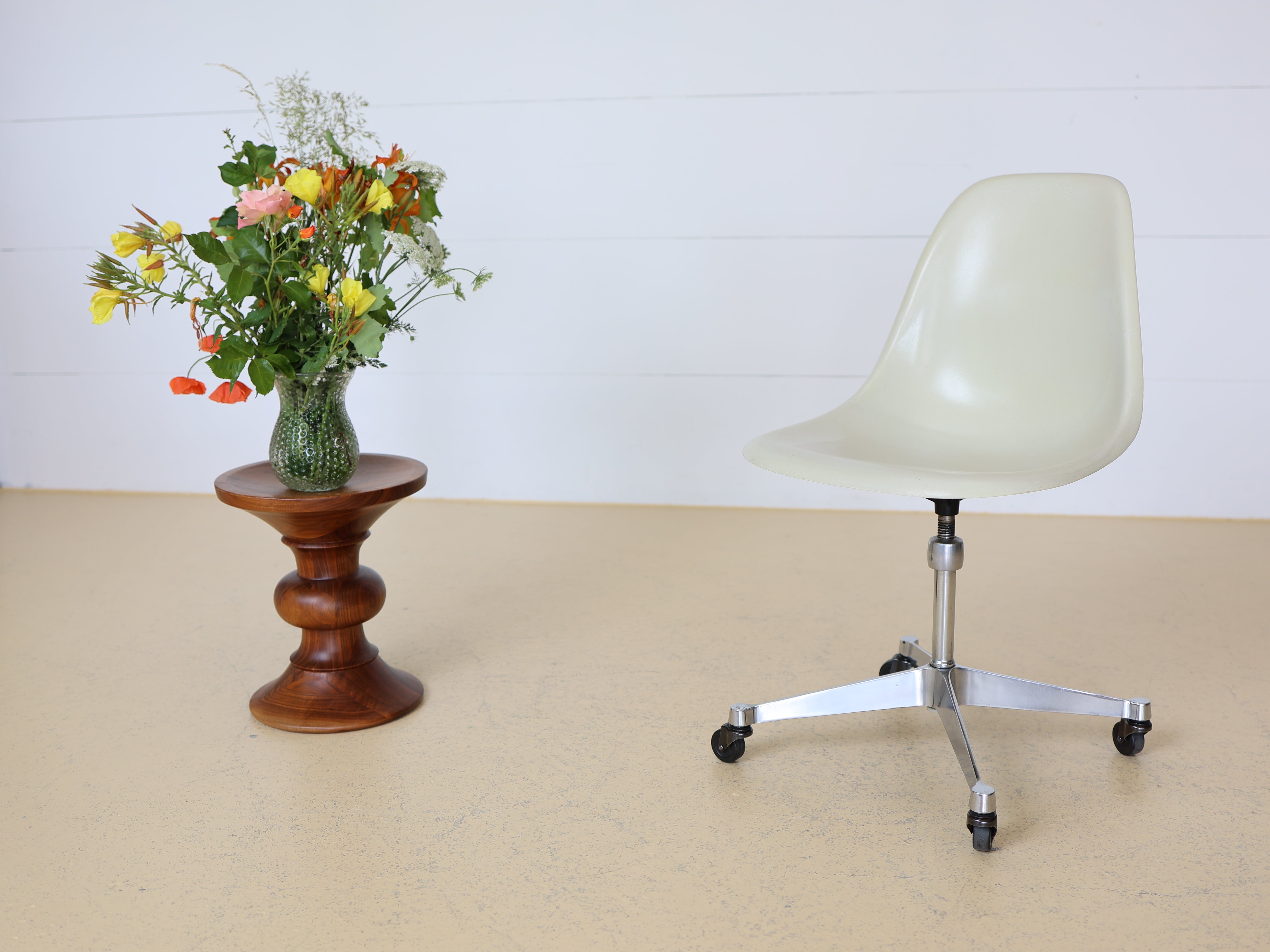 Eames Bürostuhl, Side Chair Fiberglas Hermann Miller