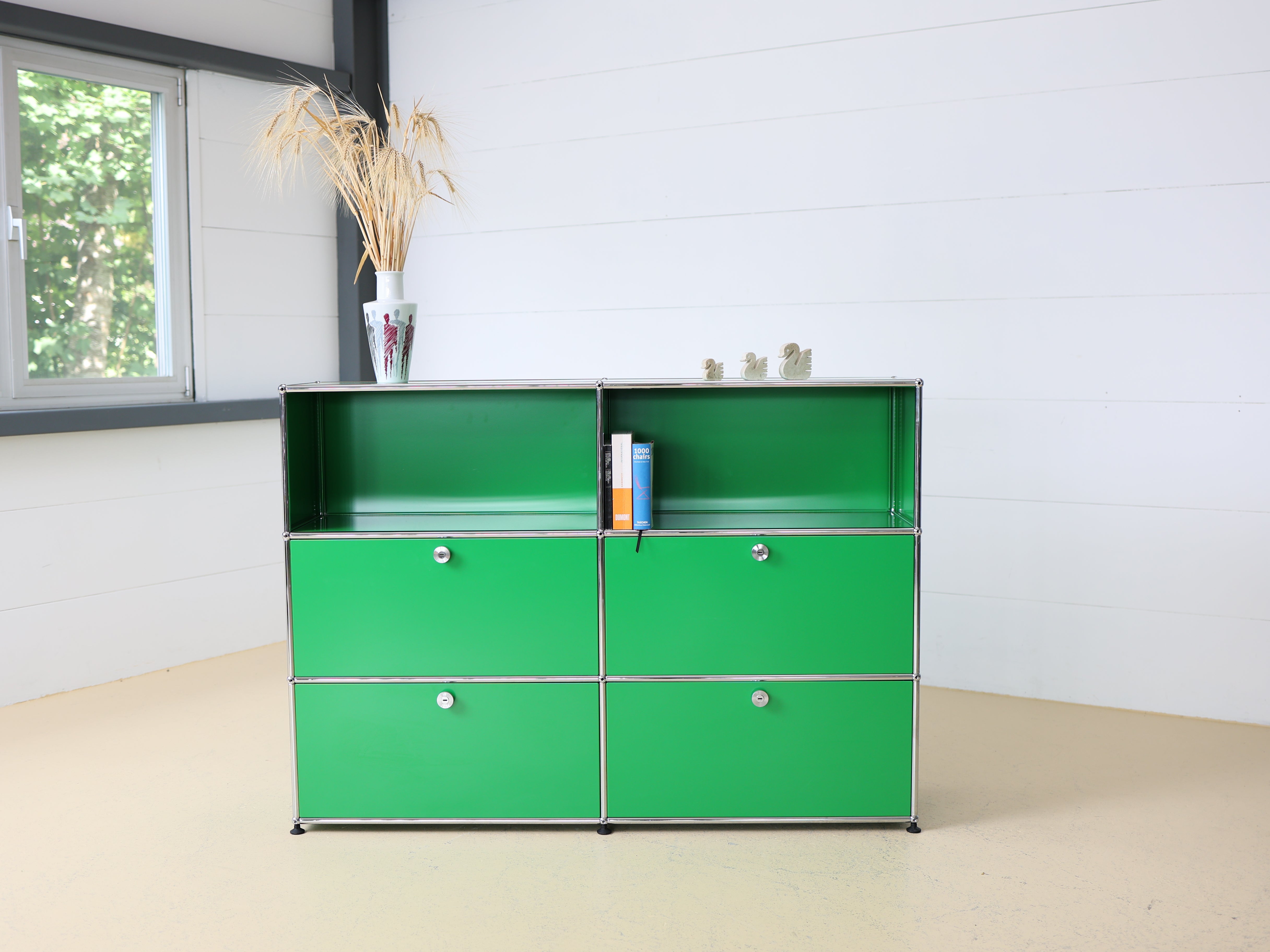 USM Haller Sideboard Grün, 2x3