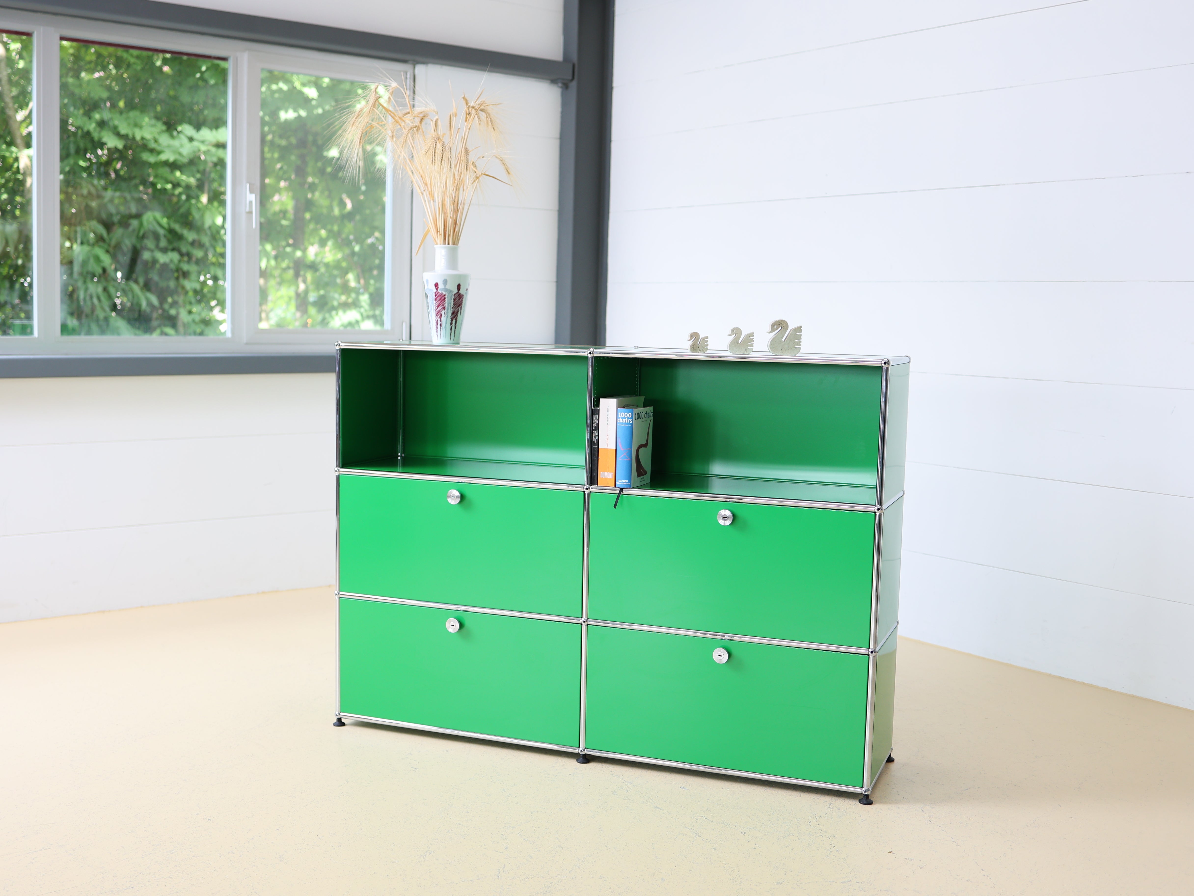 USM Haller Sideboard Grün, 2x3