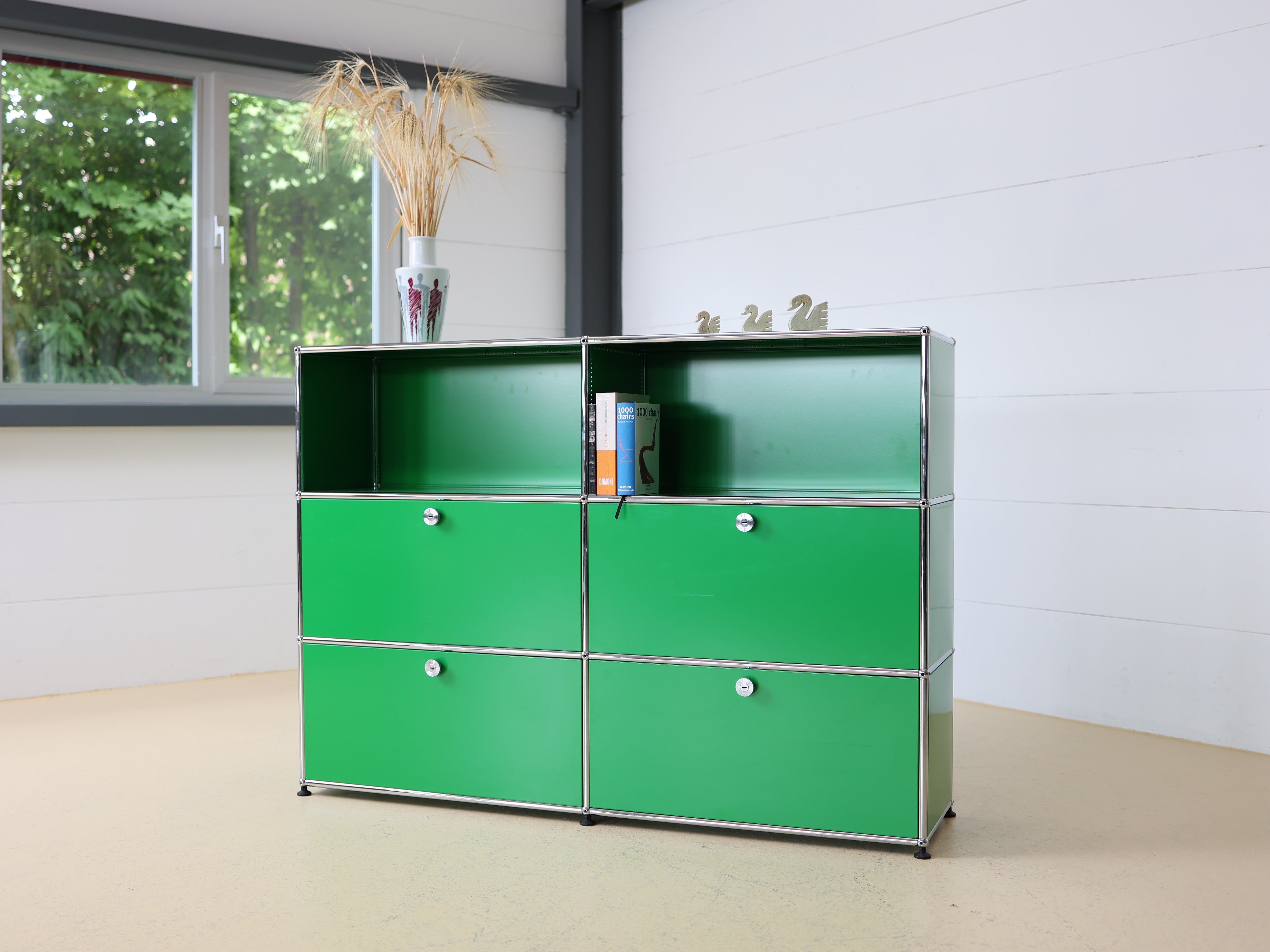 USM Haller Sideboard Grün, 2x3