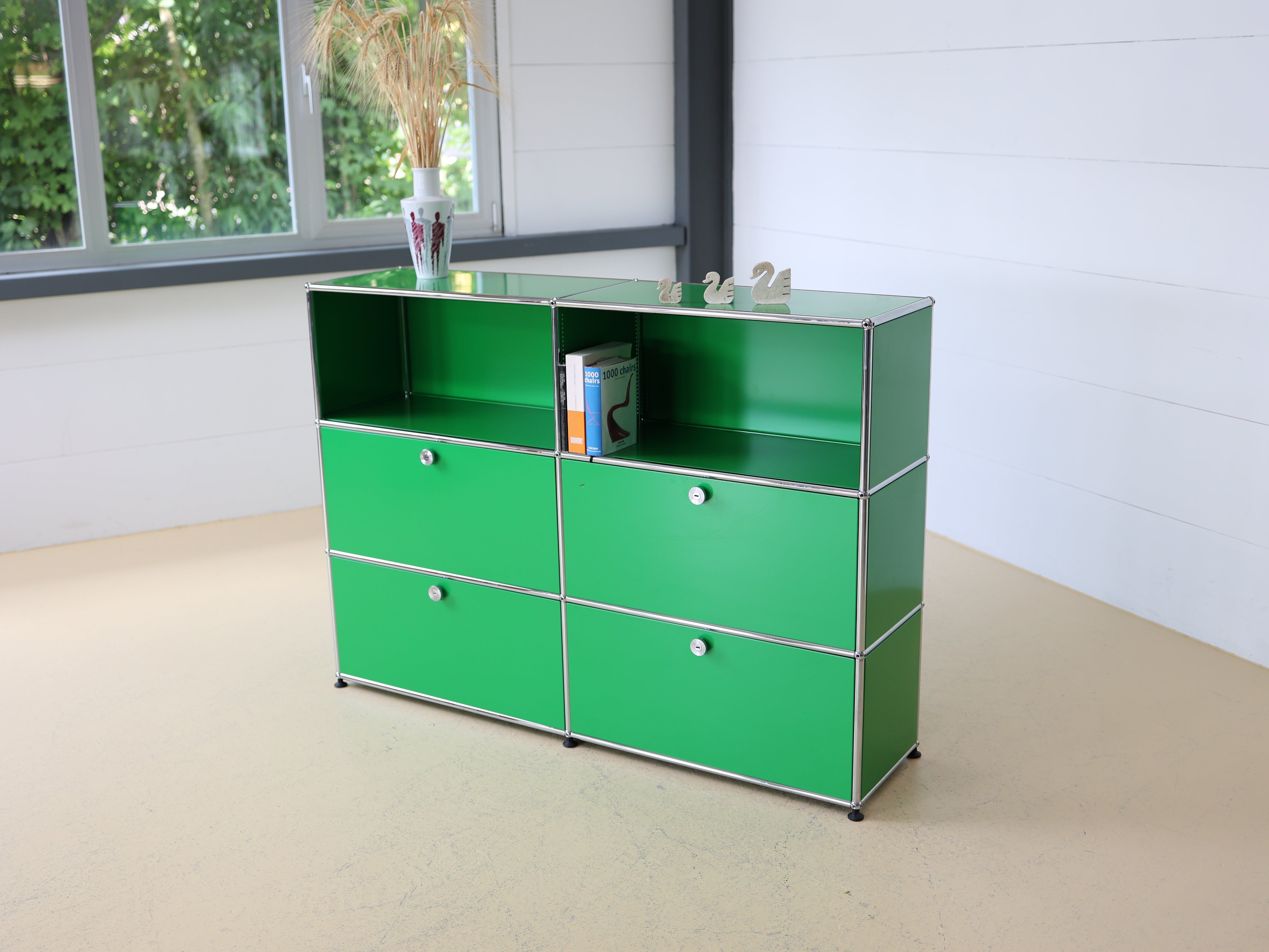 USM Haller Sideboard Grün, 2x3