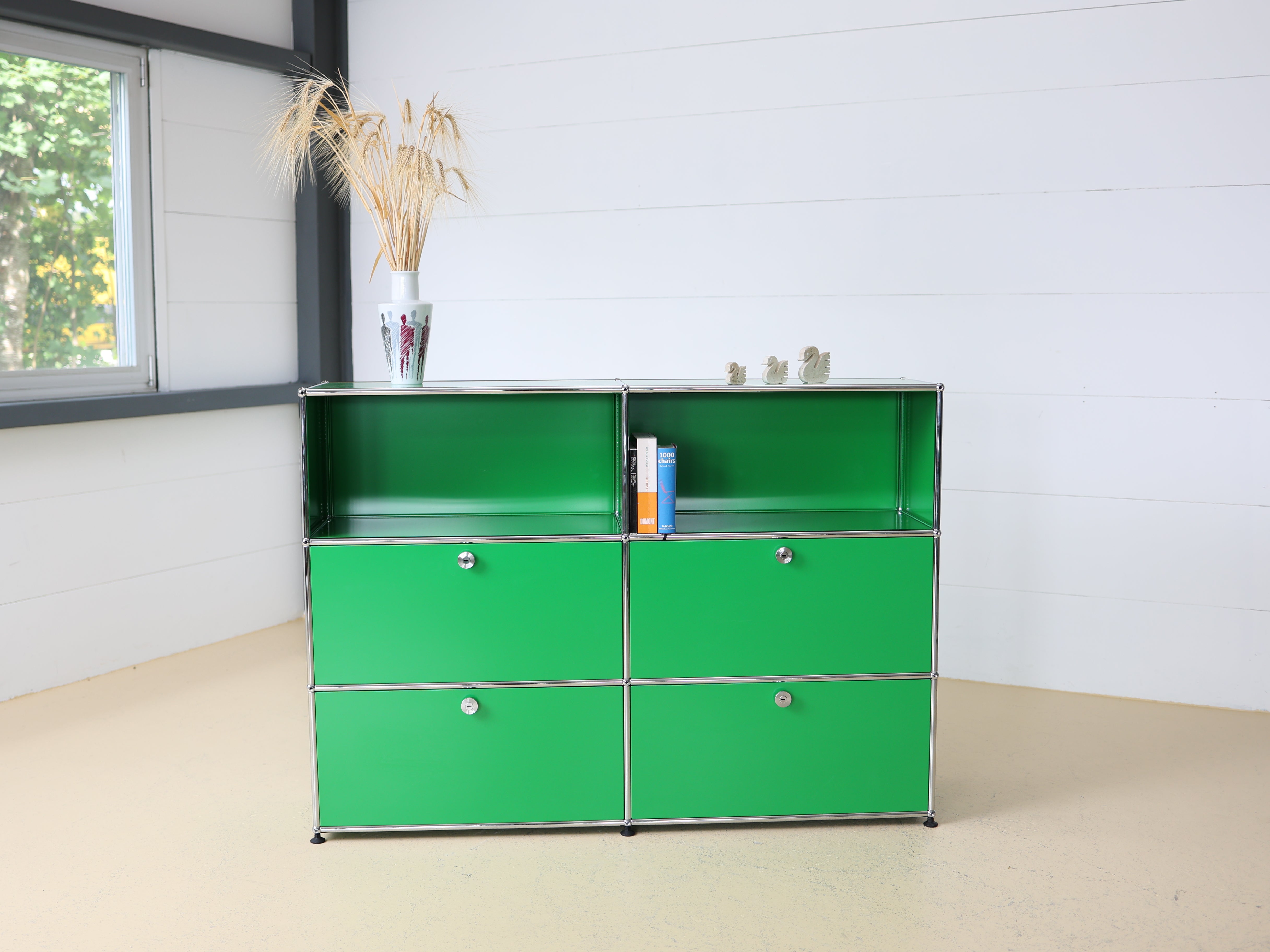 USM Haller Sideboard Grün, 2x3