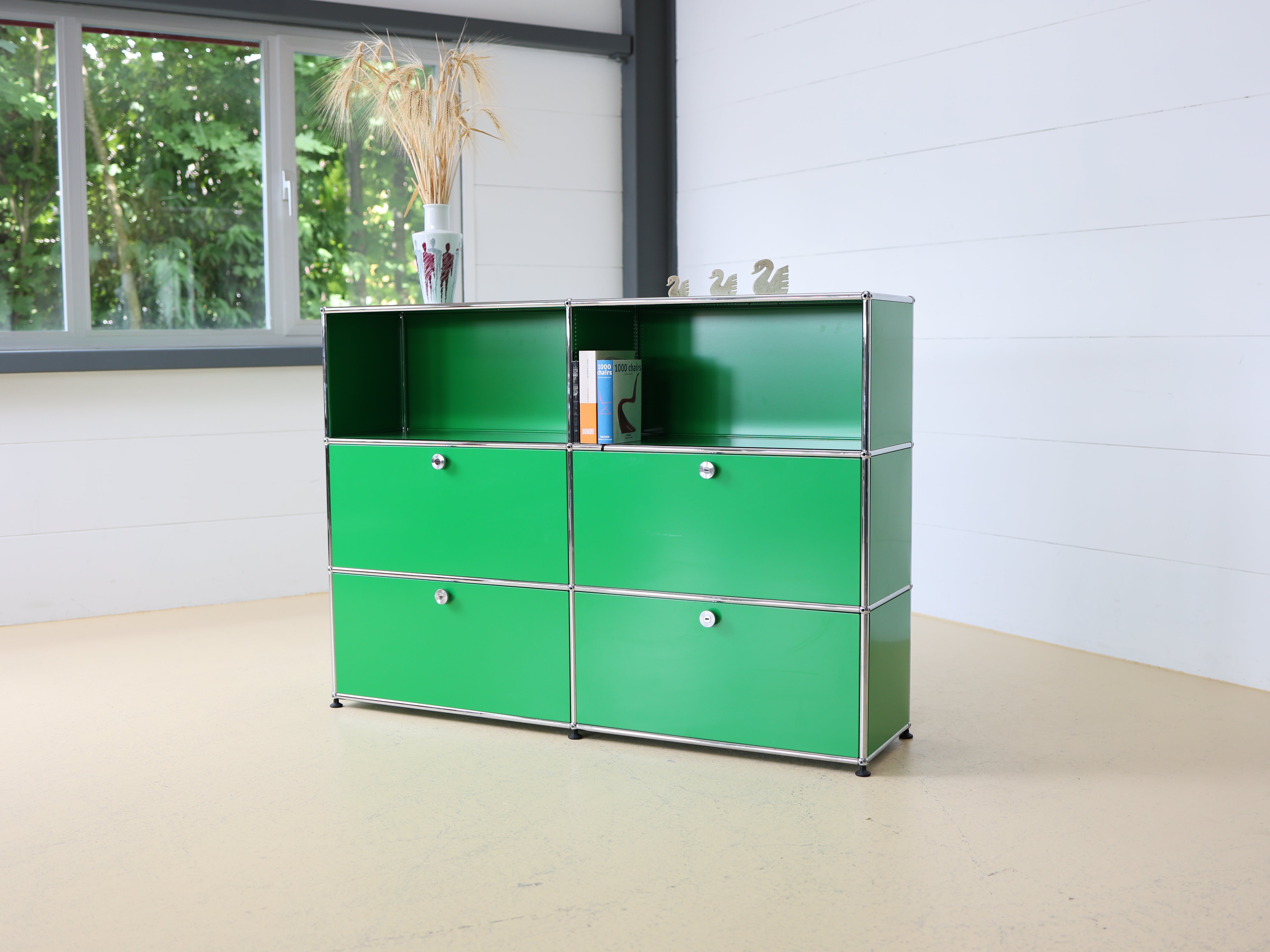 USM Haller Sideboard Grün, 2x3