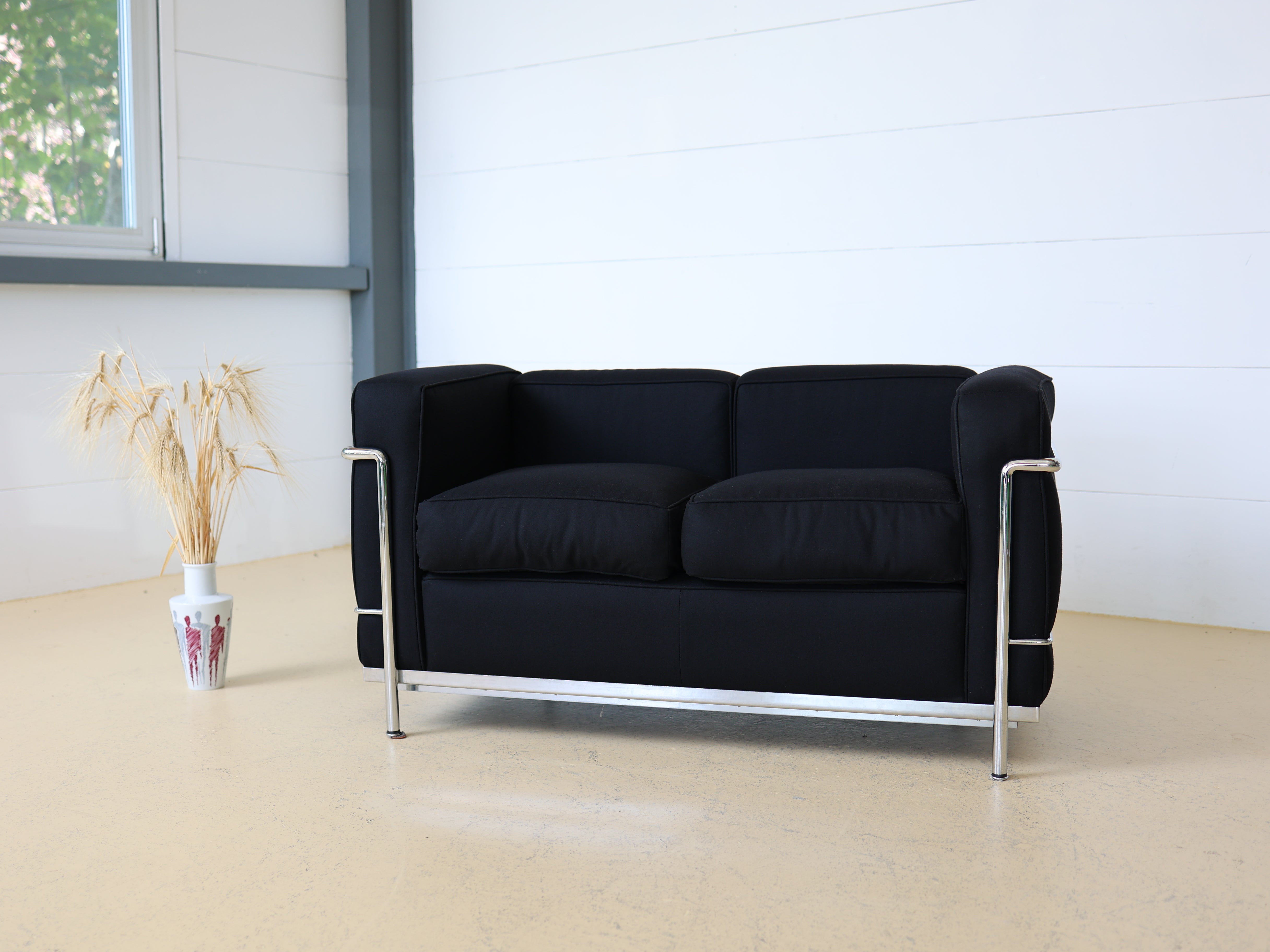 Le Corbusier Sofa LC2 von Cassina - Stoff