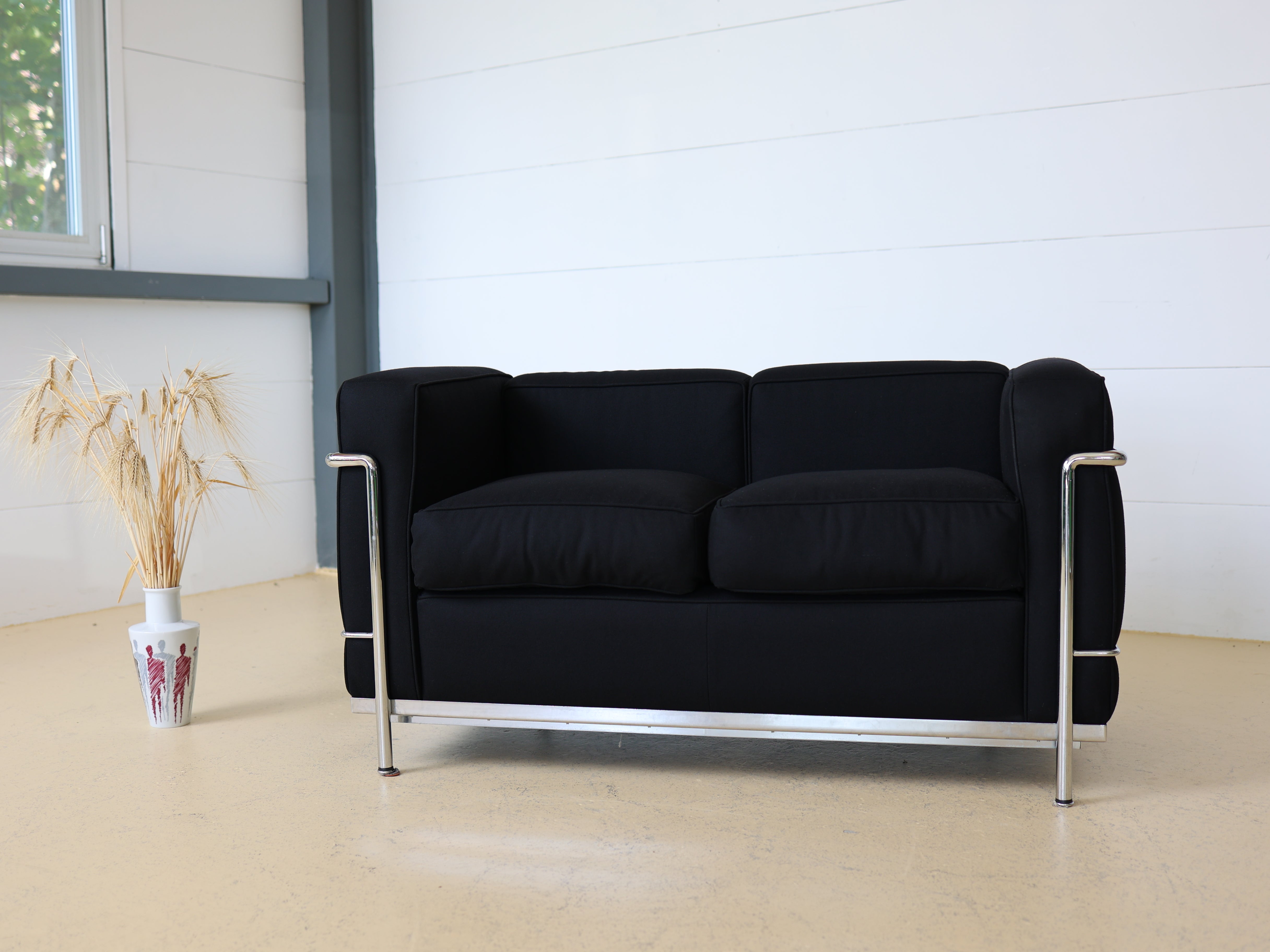 Le Corbusier Sofa LC2 von Cassina - Stoff