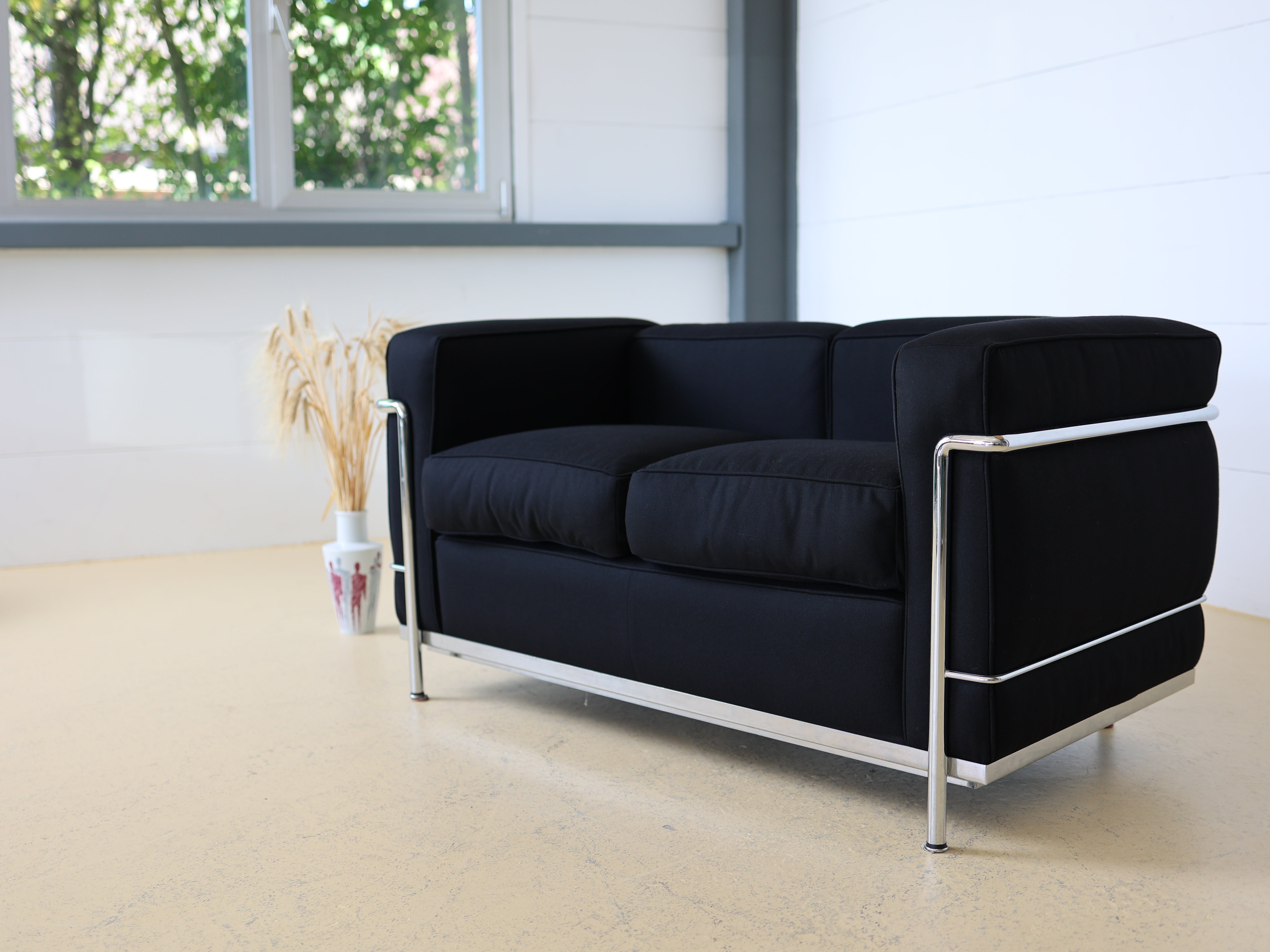 Le Corbusier Sofa LC2 von Cassina - Stoff