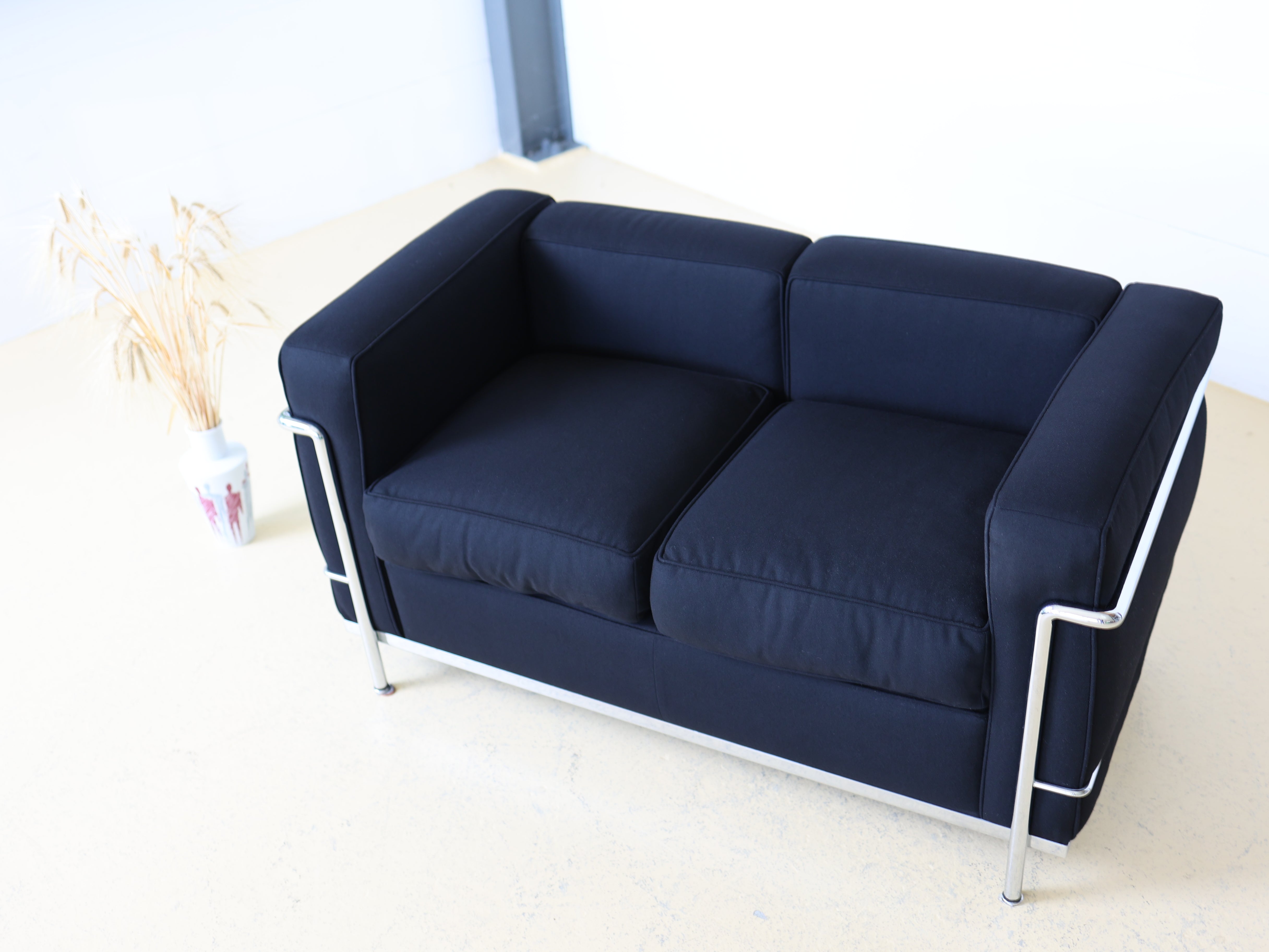 Le Corbusier Sofa LC2 von Cassina - Stoff