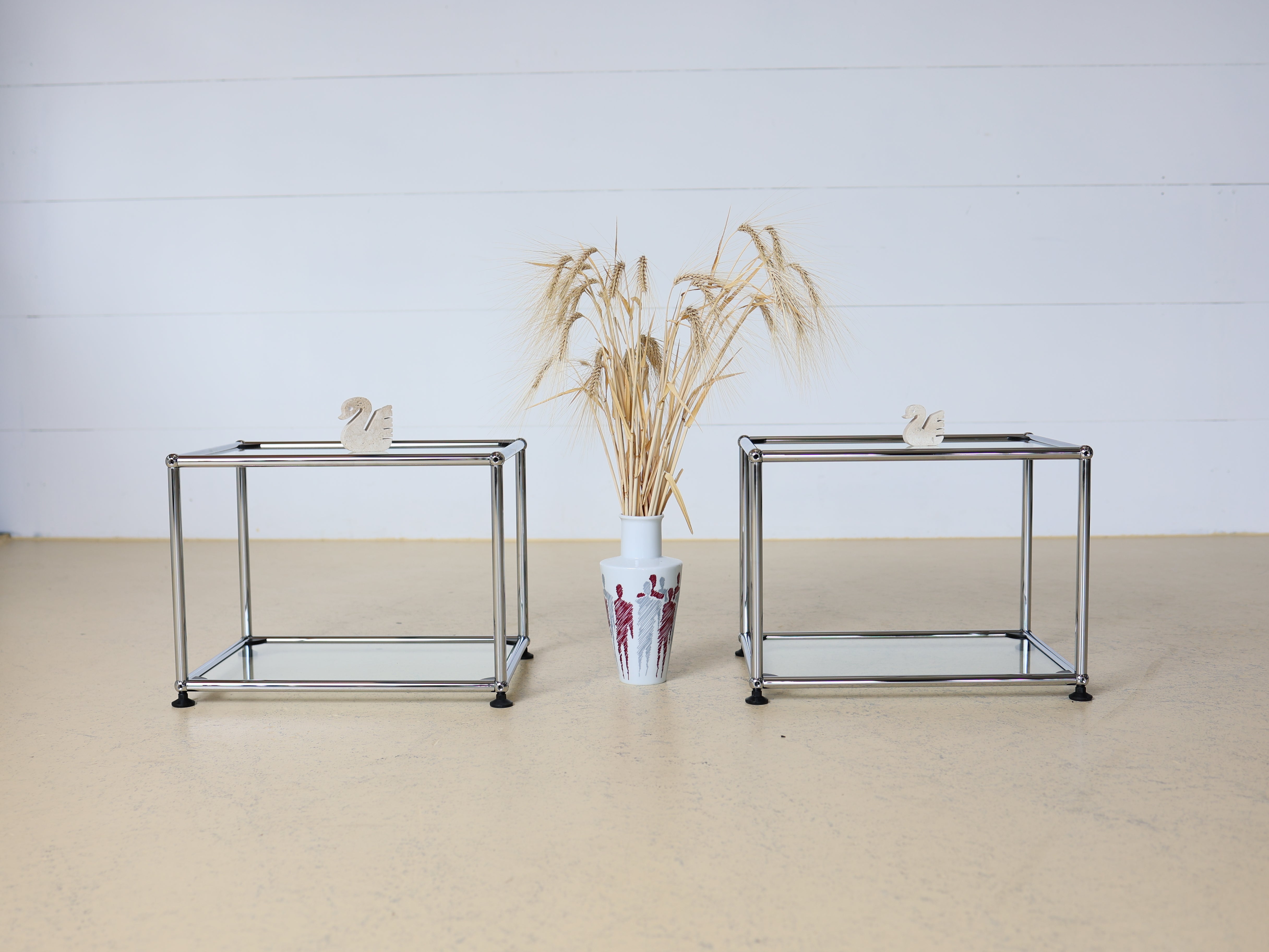 USM Haller Beistelltisch Glas 4