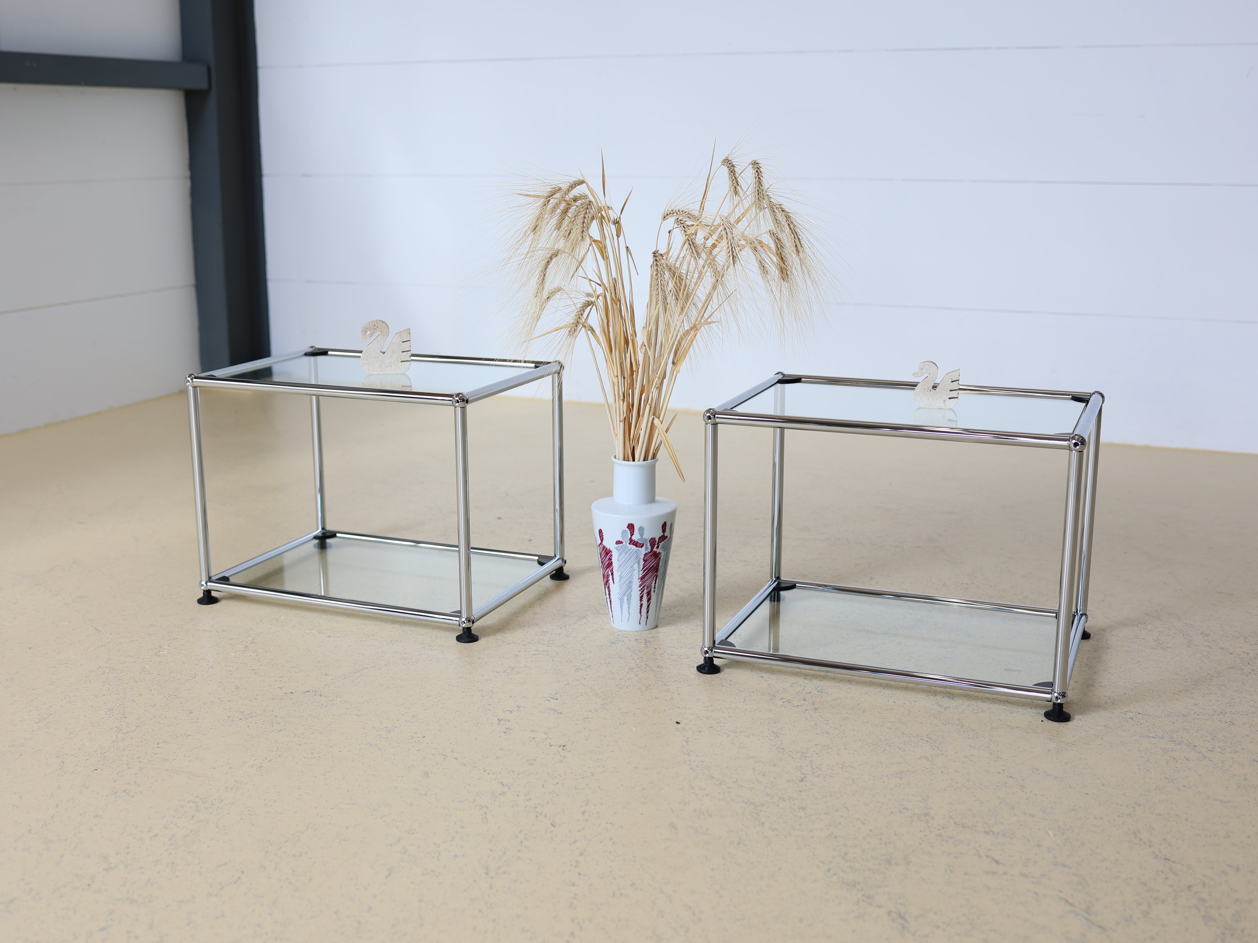USM Haller Beistelltisch Glas 10