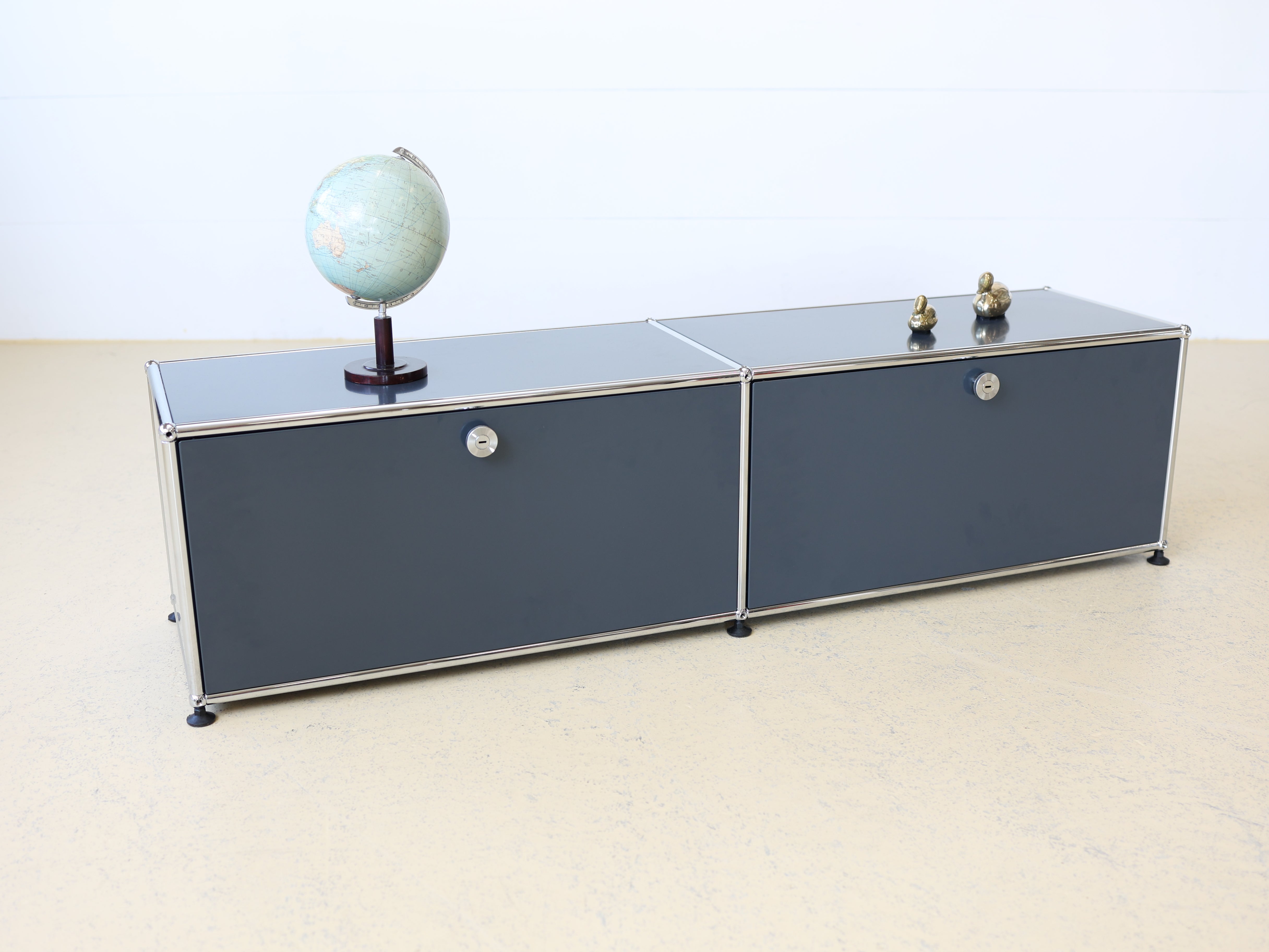 USM Haller Lowboard 2x1 Anthrazitgrau 4