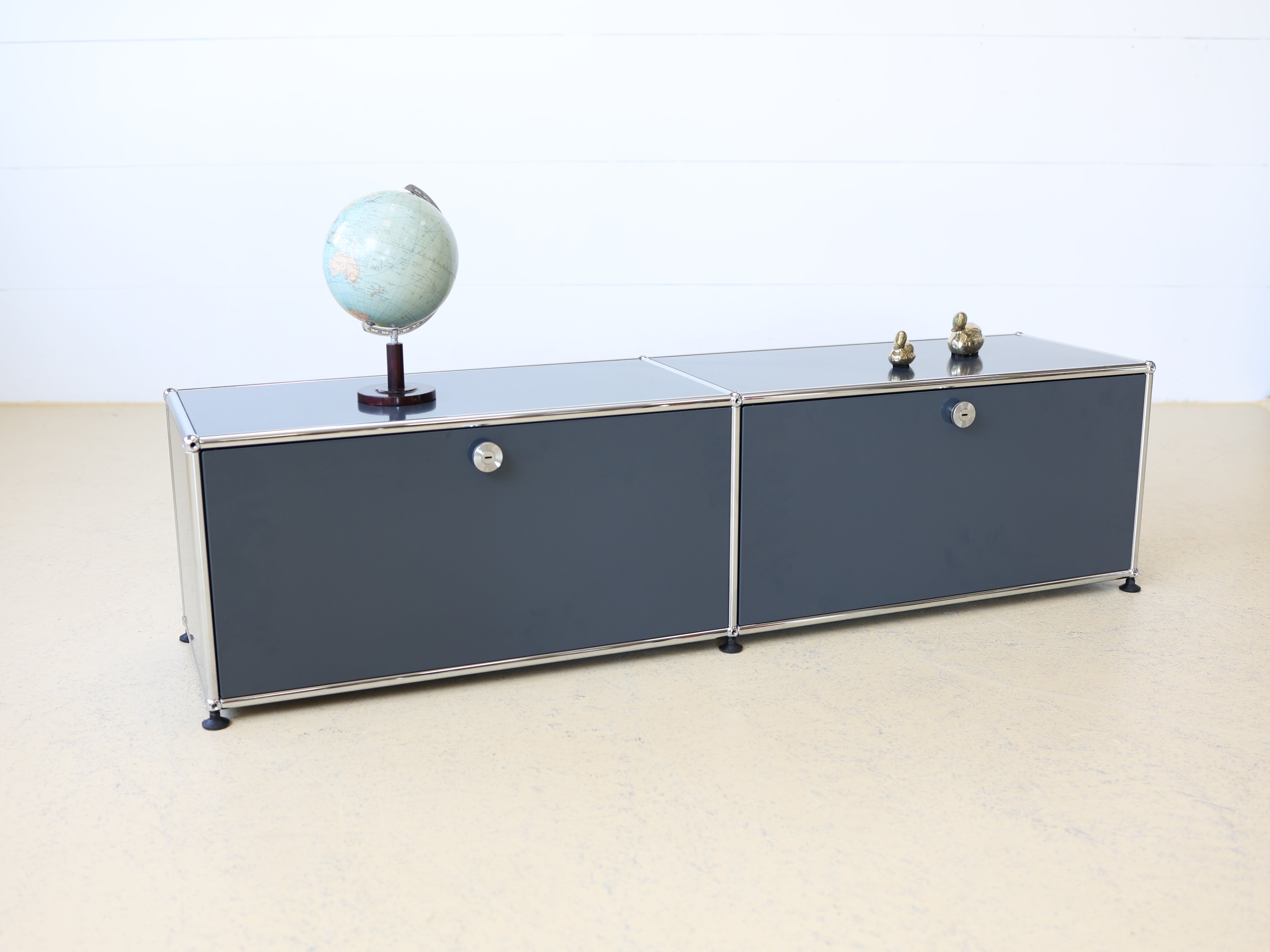 USM Haller Lowboard 2x1 Anthrazitgrau 8