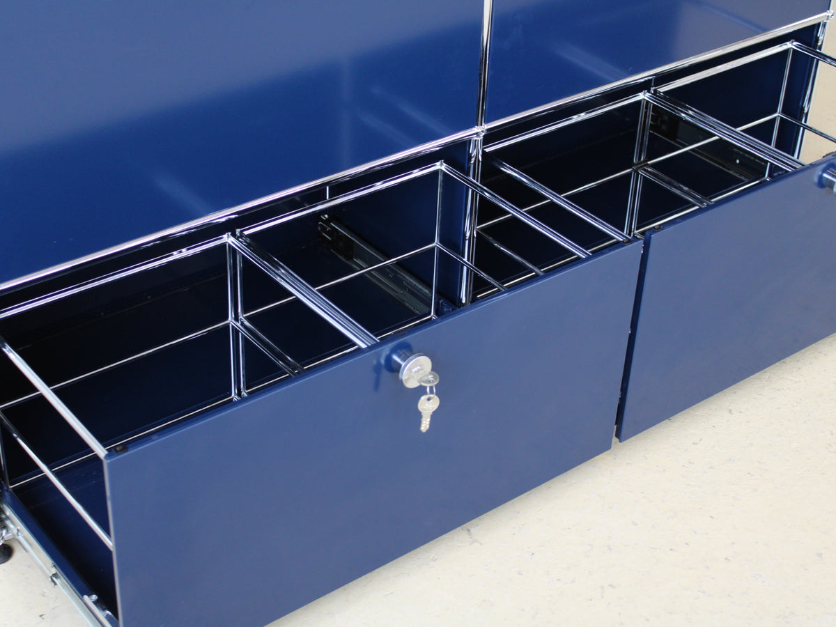 USM Haller Sideboard 2x3 Blau 4