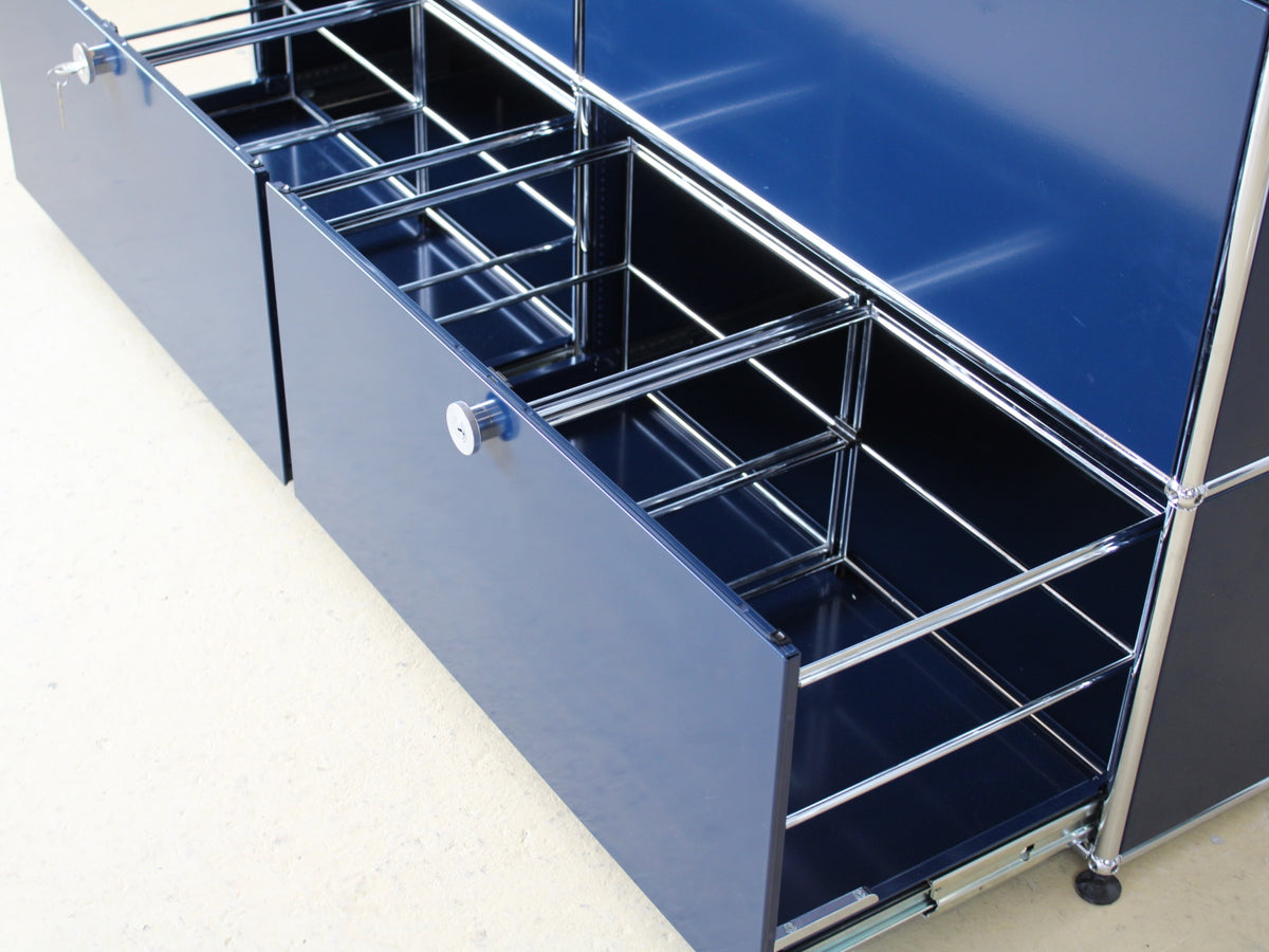USM Haller Sideboard 2x3 Blau 5