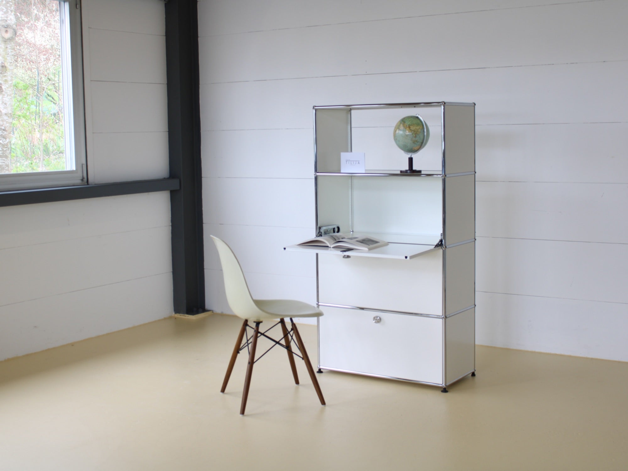 USM Highboard in Reinweiss