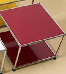 USM Haller Nachttisch | Beistelltisch Modular | Designklassiker Neuwertig | Weiss - Rot - Grün - Gelb - Blau