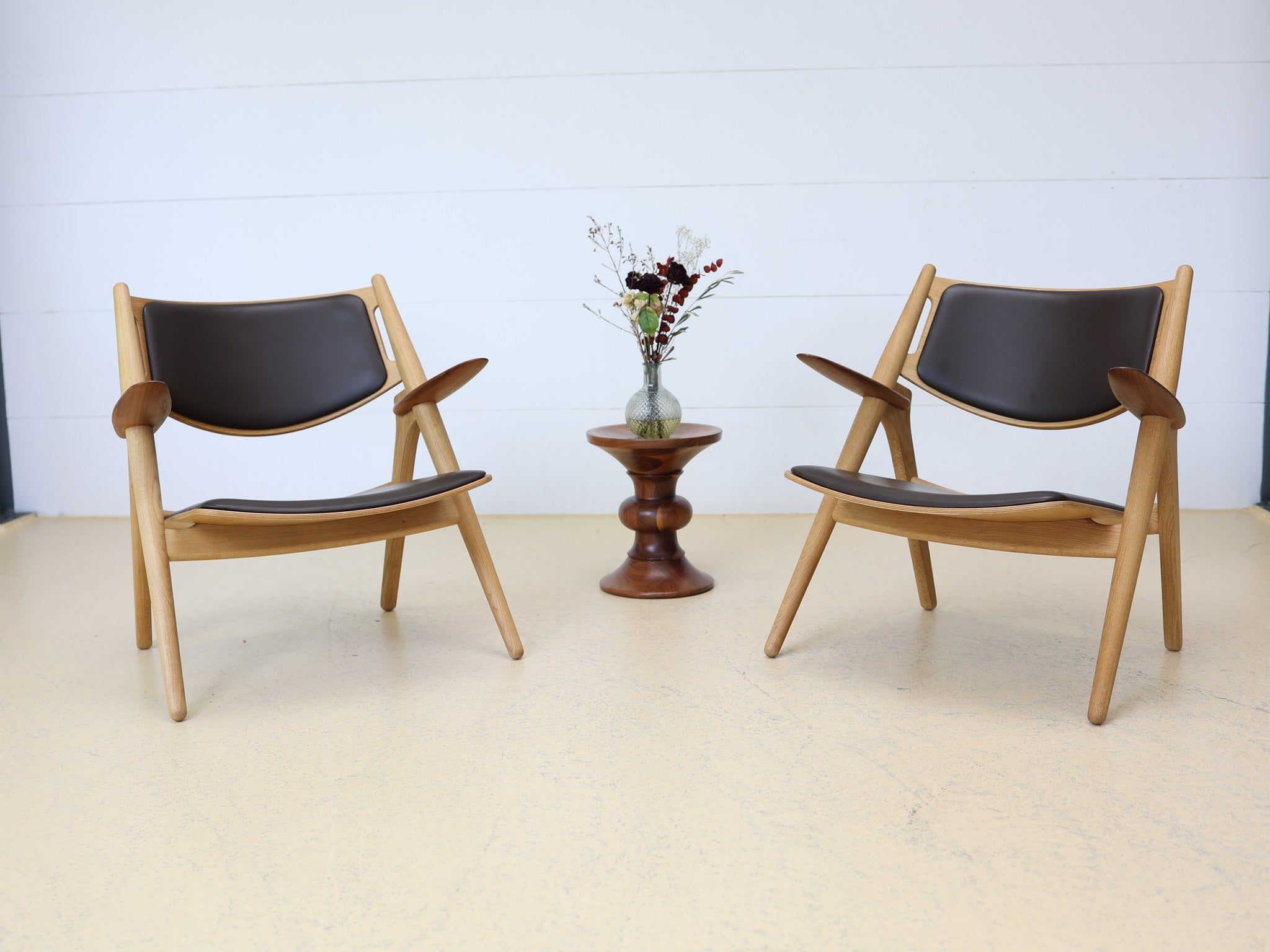 Carl Hansen Sawbuck Lounge Chair Gestell aus massiver Eiche geölt