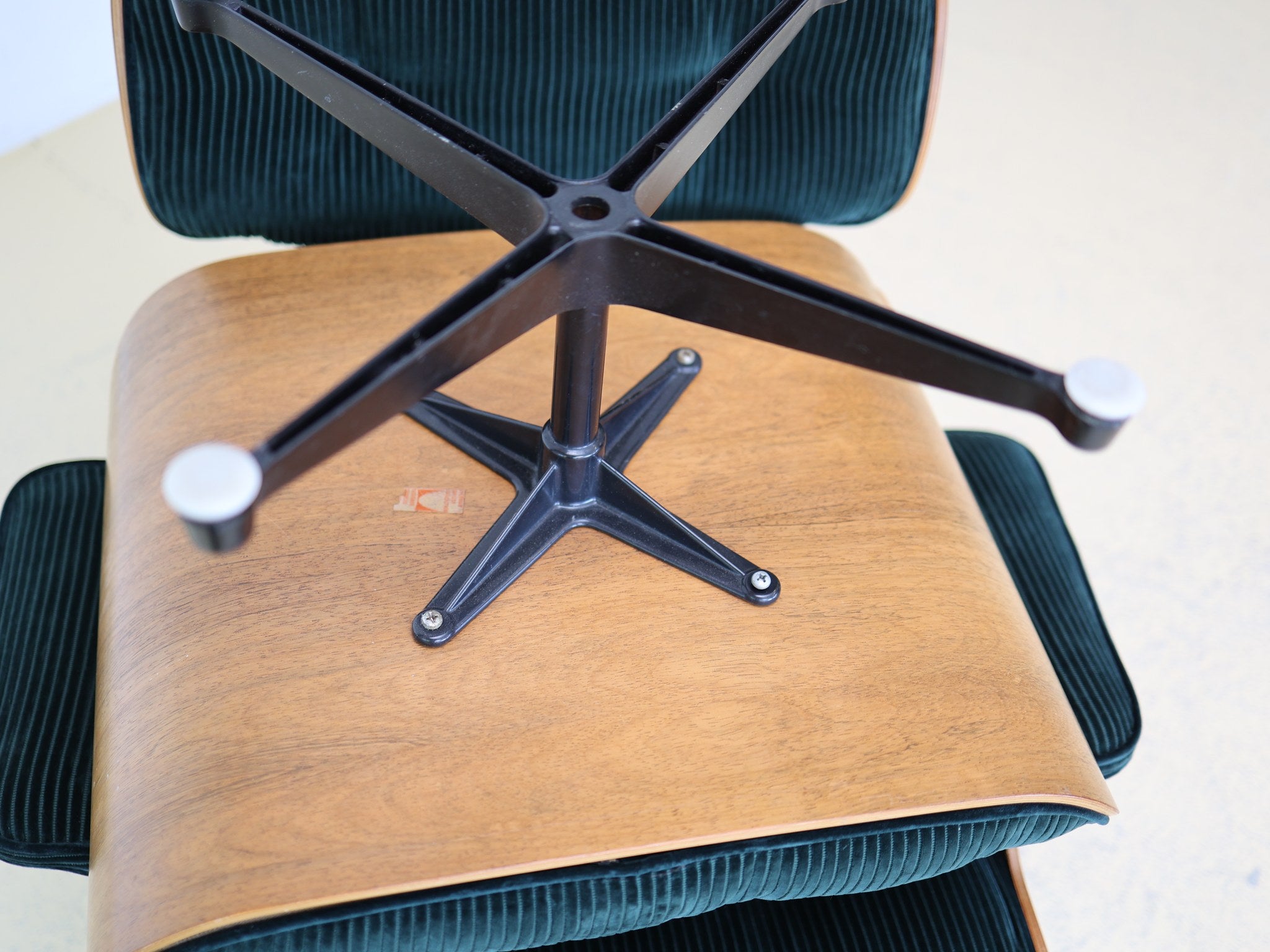 Walnuss-Sperrholzschale Eames Lounge Chair Maserung Detail