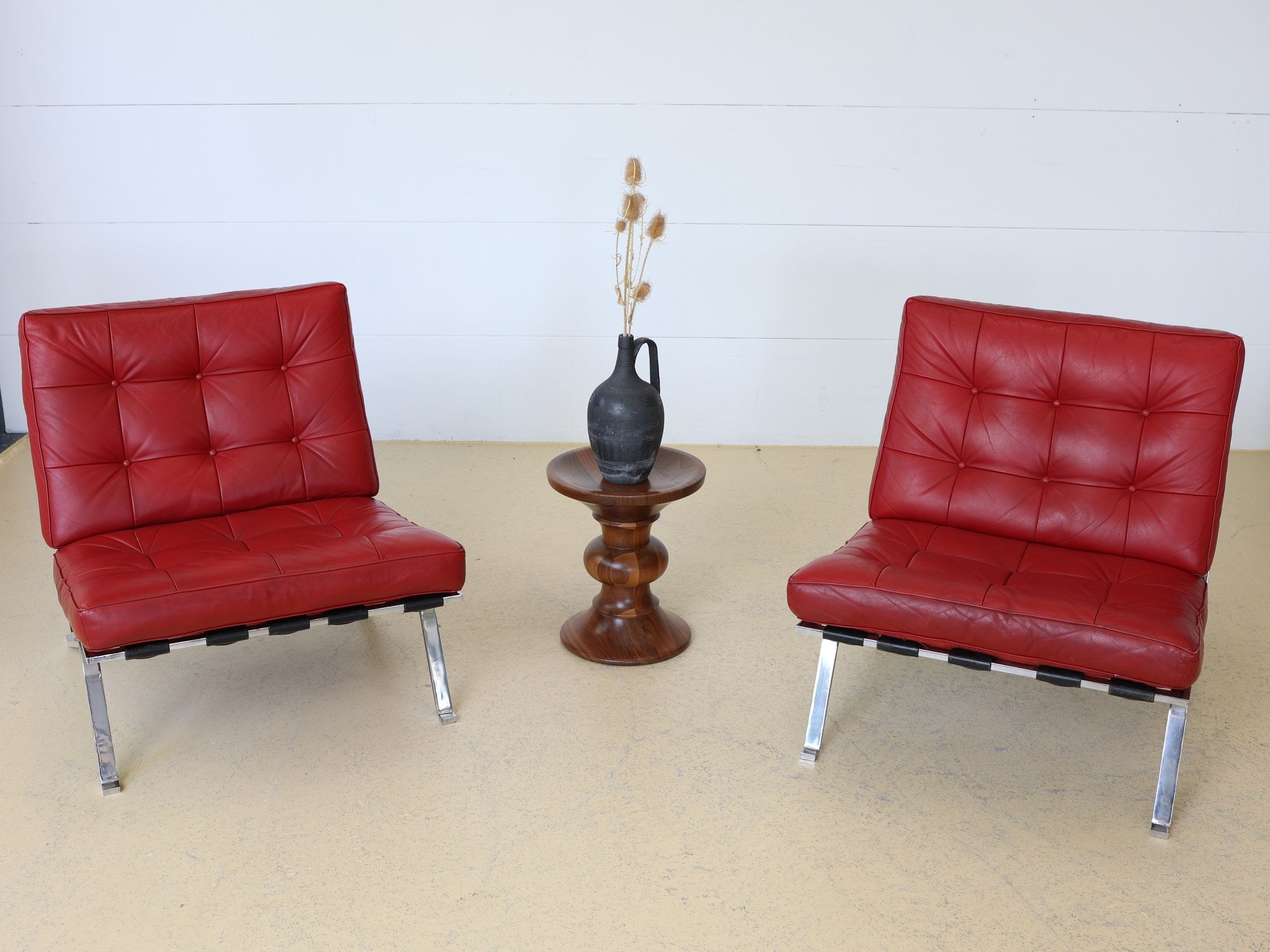Lounge Sessel Paar Knoll Tugendhat MR 70 Designklassiker 1929
