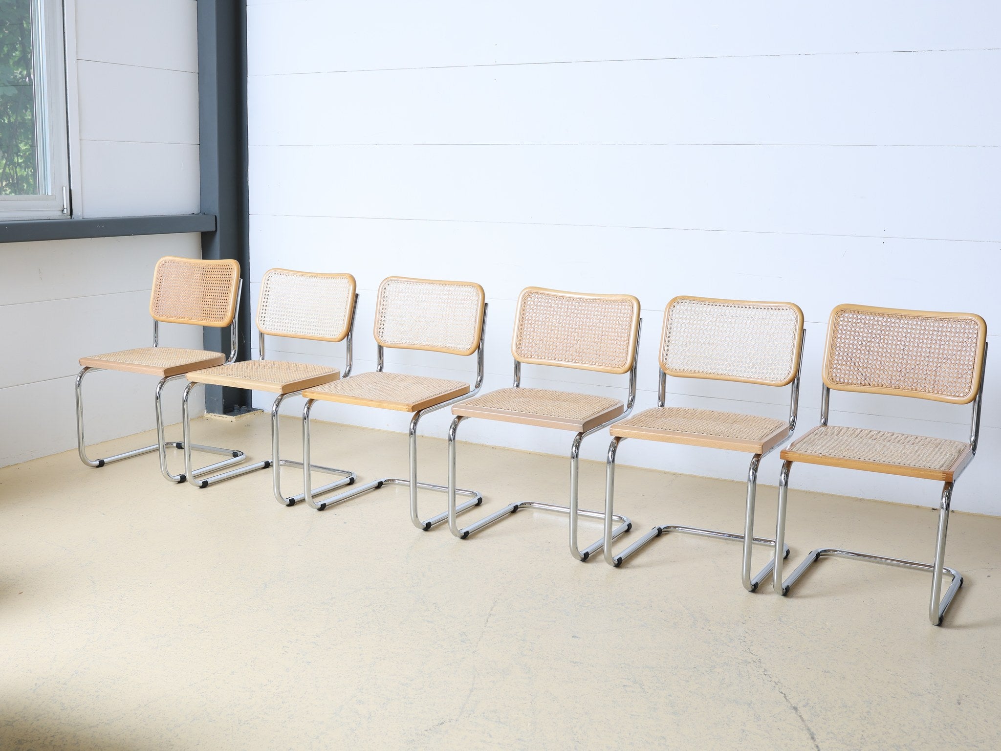 Buchenholzrahmen mit Wiener Geflecht Cesca Chair Nahaufnahme